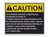 10139033 Decal, Outrigger Caution | JLG